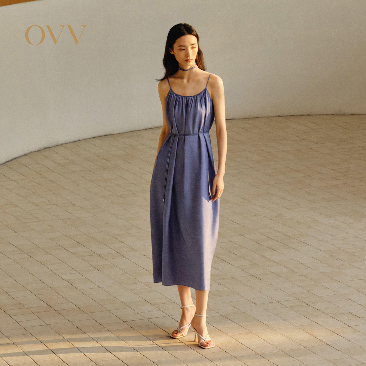 18MM斜纹 仿牛仔印花 吊带设计