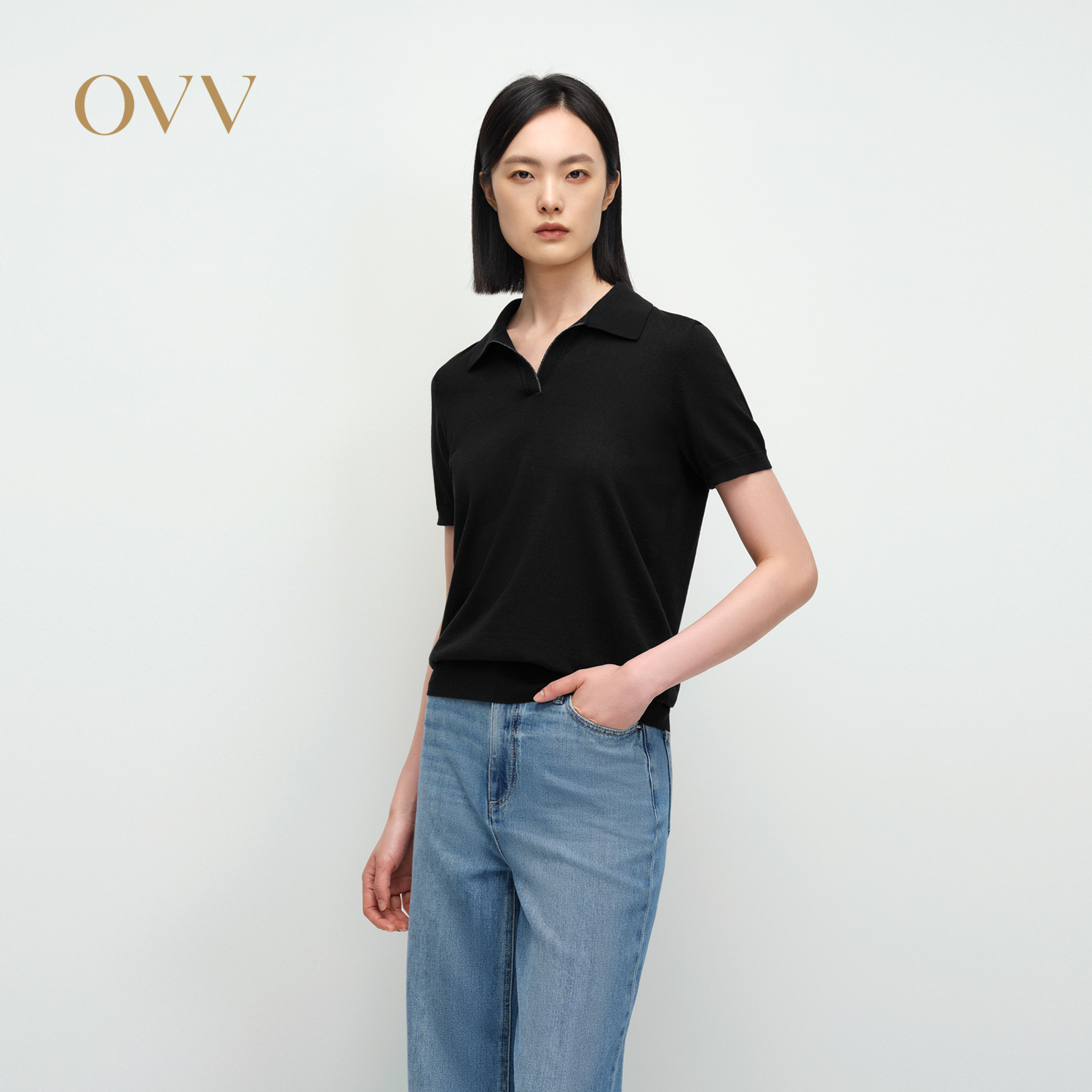 经典时髦 POLO领型 休闲通勤