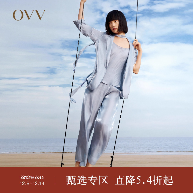 OVV春夏西服休闲光泽感西服