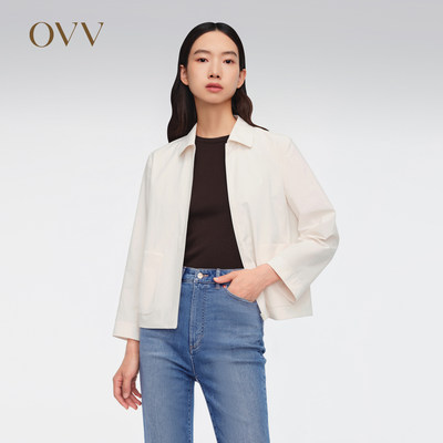 【SOLOTEX微风系列】OVV2024春夏新款女装衬衫式夹克