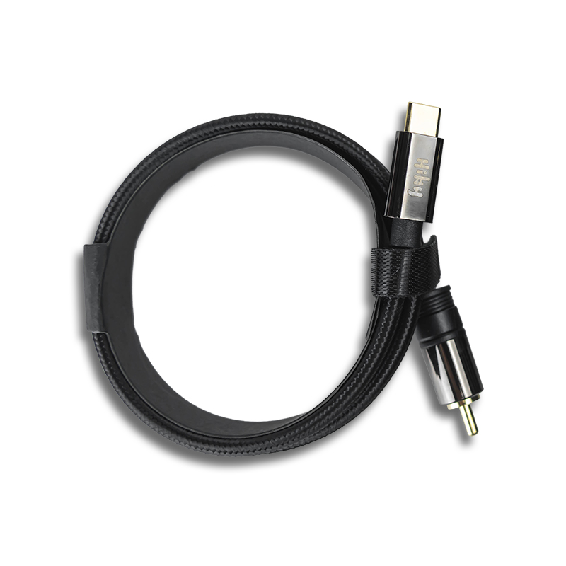 HiBy海贝 同轴音频连接线Type-C口转RCA无损音频线3.5mm