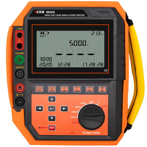 胜利仪器（VICTOR）VC9600S高压绝缘电阻测试仪数字兆欧表电子摇