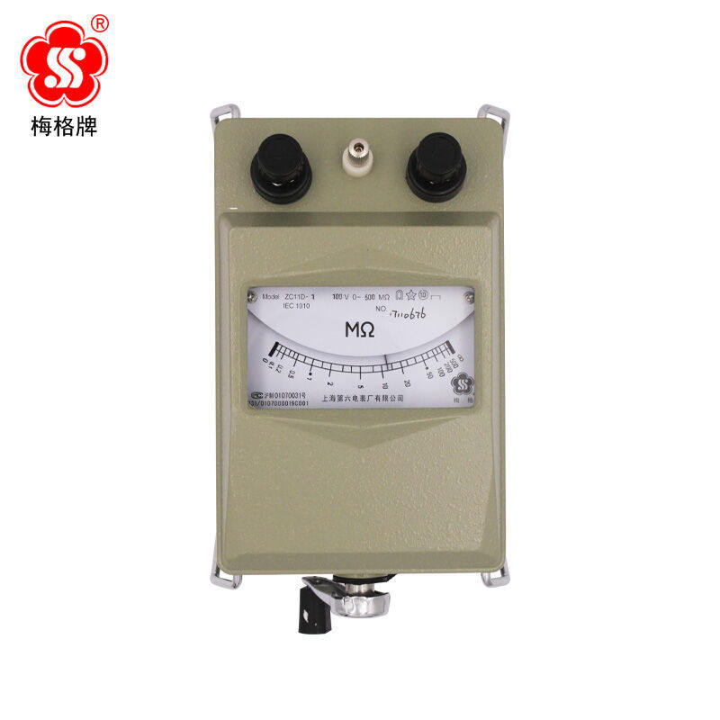 梅格牌ZC11D-8兆欧表上海六表绝缘摇表500V/100MΩ绝缘电阻测试仪