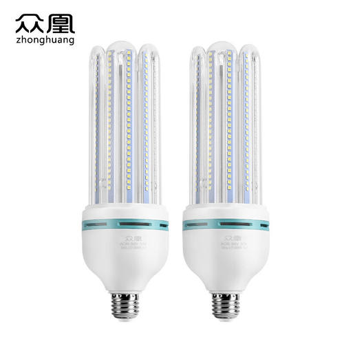 众凰（ZHONGHUANG）ZH-BLG-220-50Wled灯泡玉米灯泡U型节能灯管E2