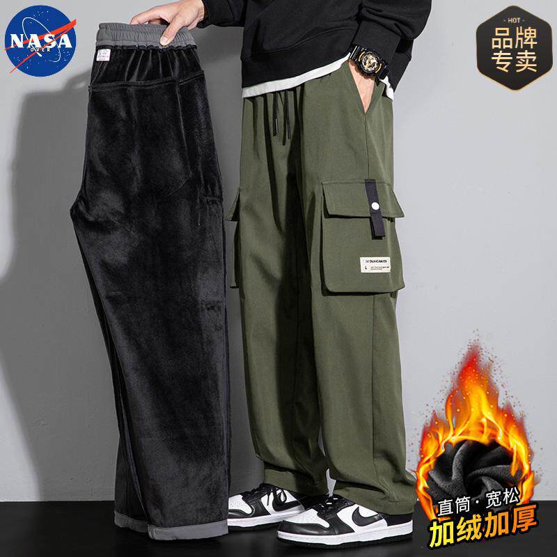 NASA品牌联名加大码日系工装大码下装