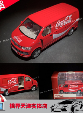 TINY微影 1:64 大众福士 T6 可口可乐涂装 合金 面包车模型