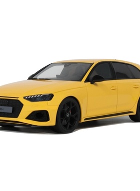 现货 GTS GT935 1:18 奥迪 RS4 25周年纪念版 2024 黄色 树脂车模