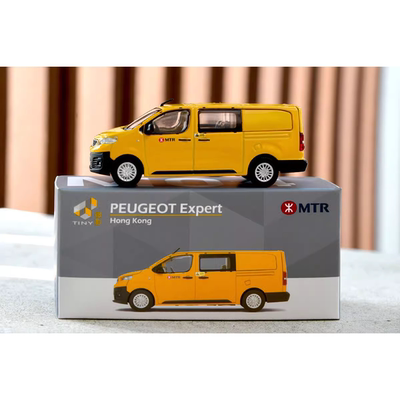 现货Tiny微影 1/64 M04 MTR港铁 标致 Expert 合金货车运输车车模