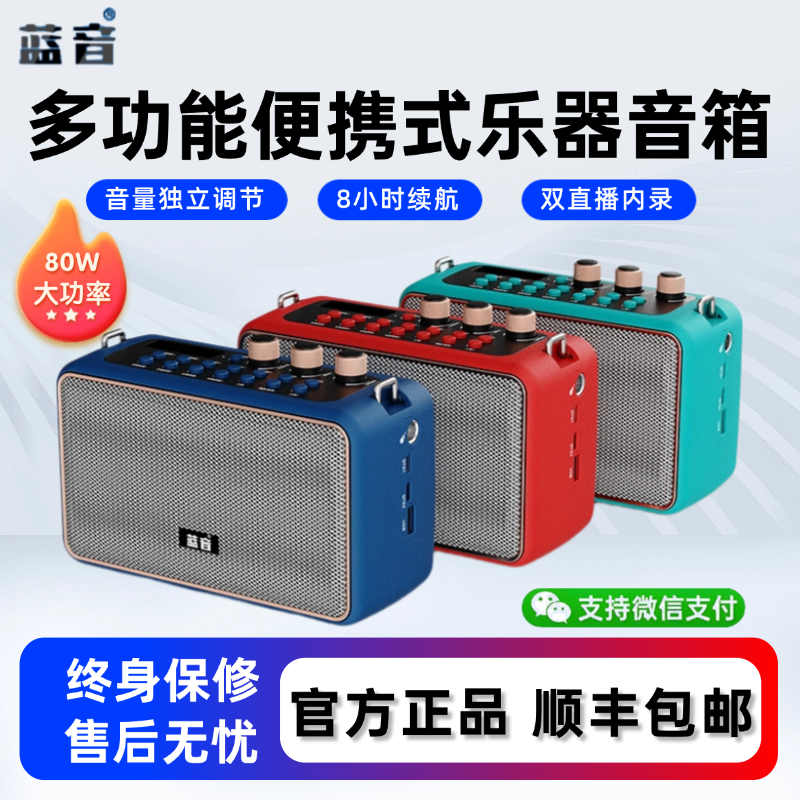 蓝音Q12音箱乐器专用便携式音响