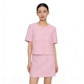 甜美小香风短袖 SP系列 时尚 上衣P569