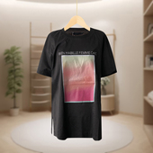 时尚 印花女式 上衣彩色渐变短袖 百搭T恤MB1925