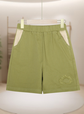 【马】儿童帅气百搭洋气五分牛仔裤时尚简约舒适MA441