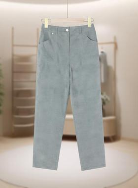 【MB】休闲百搭时尚直筒休闲裤简约复古宽松MB445