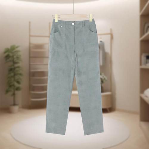 【MB】休闲百搭时尚直筒休闲裤简约复古宽松MB445