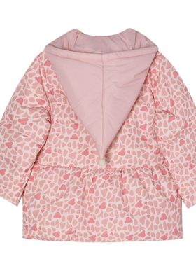 马W系列-满版印花连帽防寒保暖时尚羽绒服W749-422431301