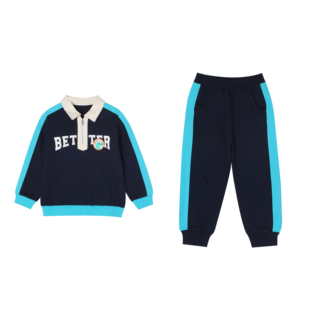 【MINI马】奇顿系列儿童套装(小恐龙半拉链套装)C38-783122201