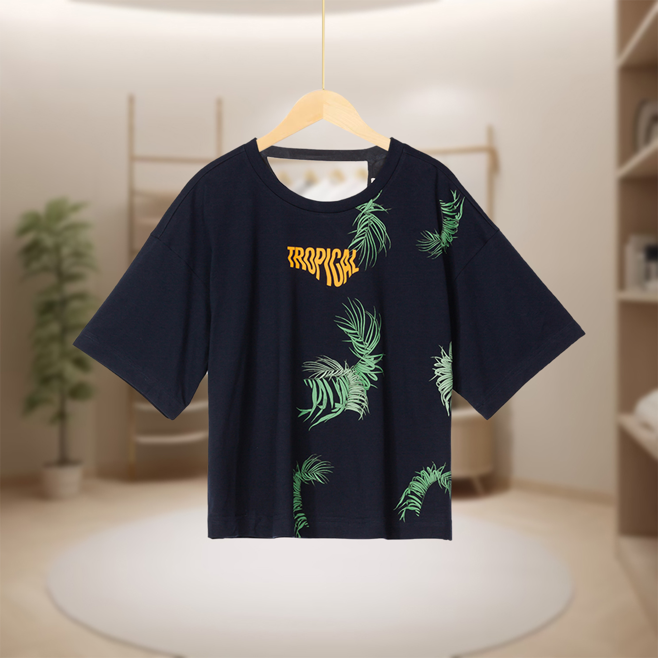 【JJ】潮流印花短袖T恤衫小众设计休闲百搭日常舒适JJ1313