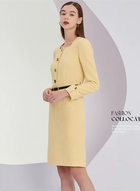 SF系列-温柔优雅针织连衣裙显瘦气质SF8