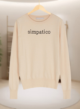 【MB】时尚潮流针织衫时尚简约圆领宽松休闲打底衫百搭MB1274