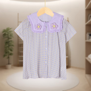 【MINI马】印花短袖衬衫F9-5832201060