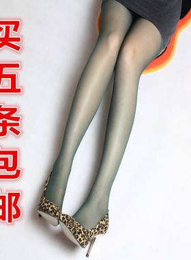 春秋季袜子女大码丝袜连裤袜防勾丝黑色银丝性感显瘦打底裤袜包邮
