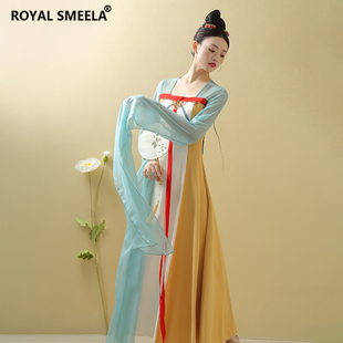 皇家西米拉古典舞蹈服汉唐表演出女飘逸纱衣练功服中国舞水袖 新款