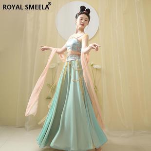 皇家西米拉敦煌飞天飘逸纱衣古典舞蹈服汉服套装 仙气女 演出服新款