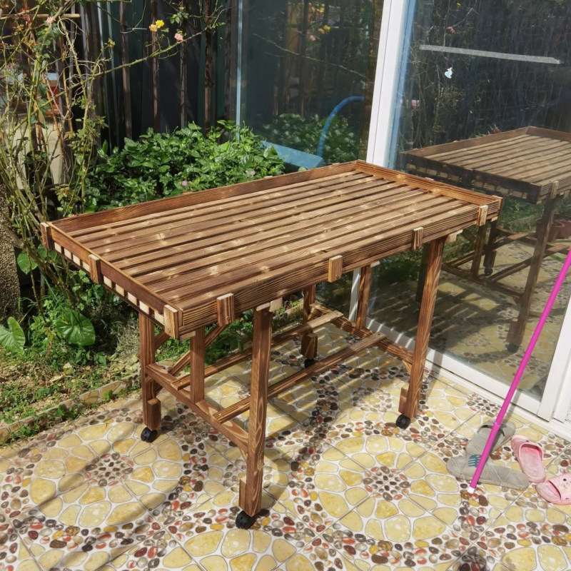 阳台桌面单层田园风多肉置物架