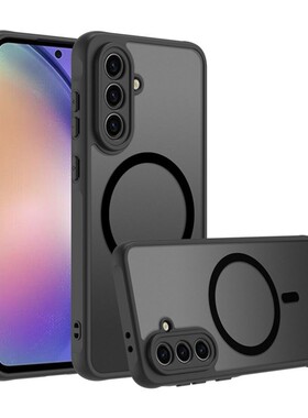 适用三星S22plus磁吸A05S新款S25保护套无线充s24防摔肤感手机壳