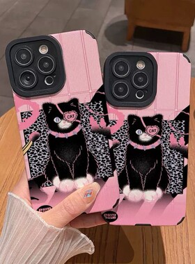 适用iPhone17Proma 17PRO 16 手机壳 16 15 14 16Pro可爱猫11 13