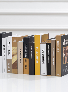 装饰书卡纸摆件北欧任何创意