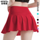 运动网球裙裤 高腰提臀羽毛球健身裙防走光训练瑜伽百褶裙 女士夏季