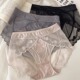 短裤 高级感纯欲蕾丝女内裤 性感网纱中腰无痕透气纯棉裆女士三角裤