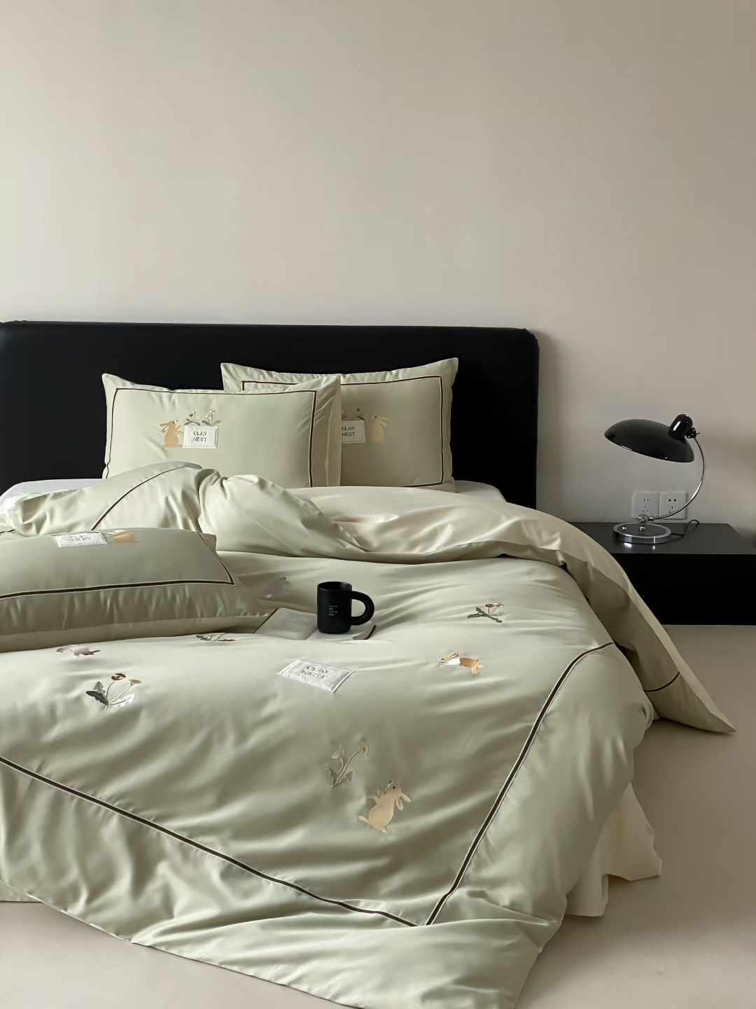 床单款四件套全棉枪舌小清新