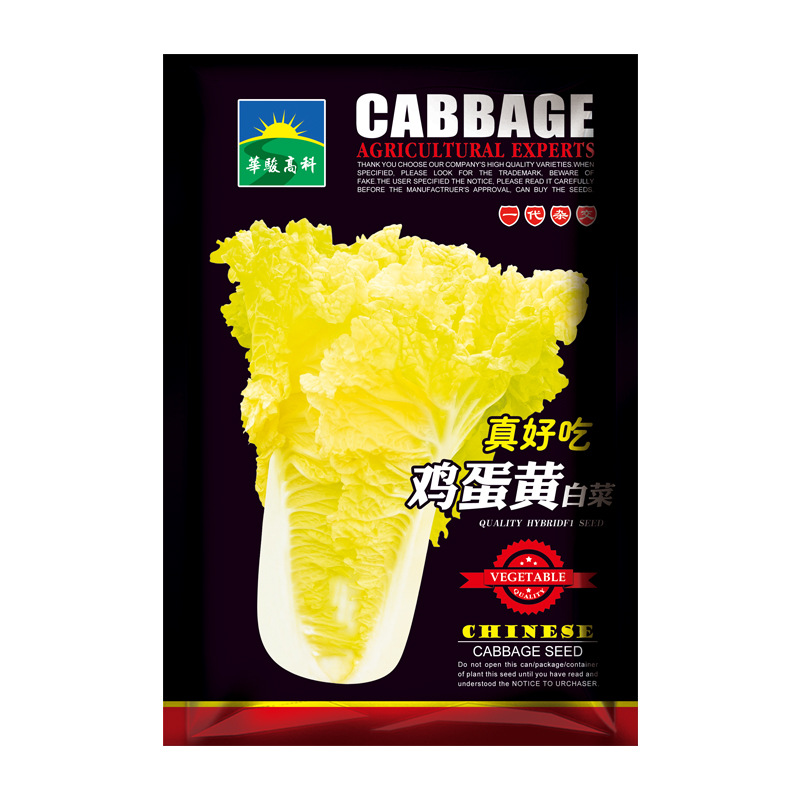 鸡蛋黄白菜种子 大白菜黄芽菜黄心白菜 蔬菜种籽Chinese Cabbage