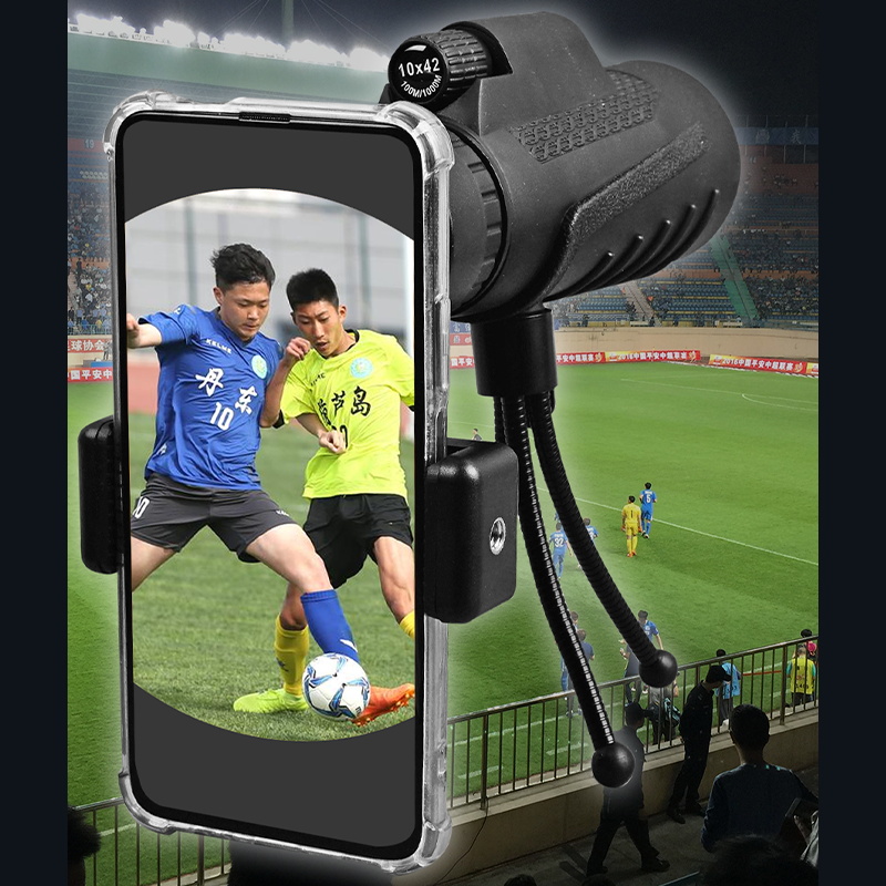 BIJIAG望远镜高清单筒便携式单筒光学演唱会手机支三脚架户外观景