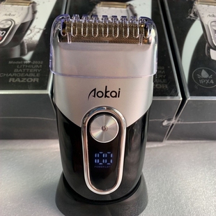 斯往复式奥凯正品充电剃须刀水洗电动男士智能刮胡刀精修增白俄罗