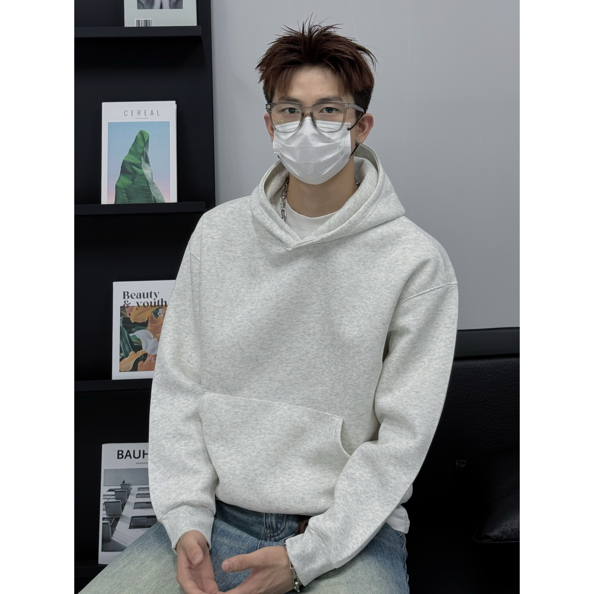 原创百搭休闲套头上衣秋冬款