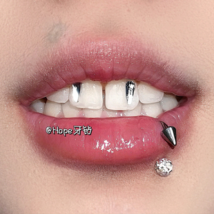 Hopegems牙钻牙饰自己粘diy材料包牙钻全套爆闪牙钻饰品小獠牙