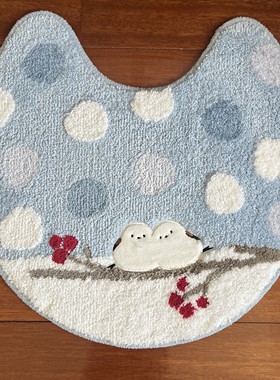 外贸出口日本原单S.D.S卡通U型马桶脚垫u型脚踏马桶地垫u型加长