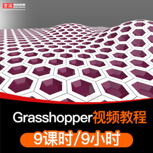 Grasshopper视频教程建筑参数化设计gh曲面建筑rhino犀牛在线课程