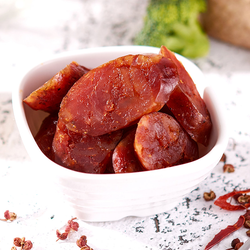 阿赐酱冰糖腊肠无添加广式甜味腊肠怪味麻辣腊肠甜辣肉肠【湖北发,零食/坚果/特产,猪肉类,淘宝优惠券,粉丝福利购,淘宝优惠卷
