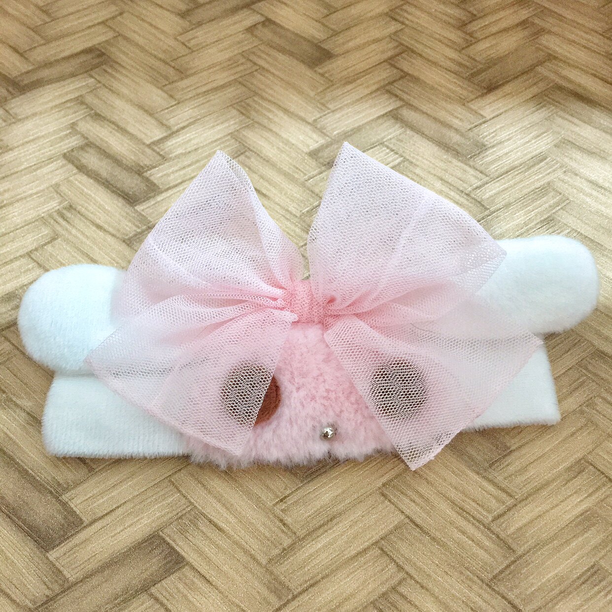 blythe眼罩发带兔耳朵蝴蝶结ob24小布娃用配件饰保护妆面拍照道具