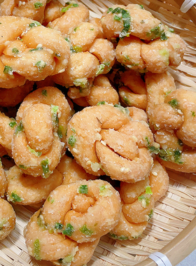 广东土特产潮汕特产小吃麻花汕头葱花油索传统潮州手工葱花麻花