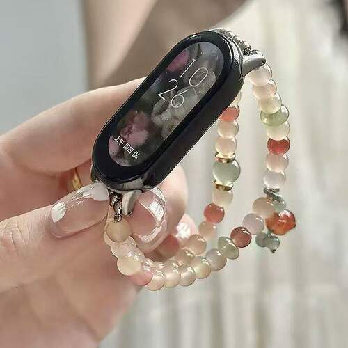 玉竹兰花表带适用华为GT6手表带小米10pro新简约女款苹果watchS11