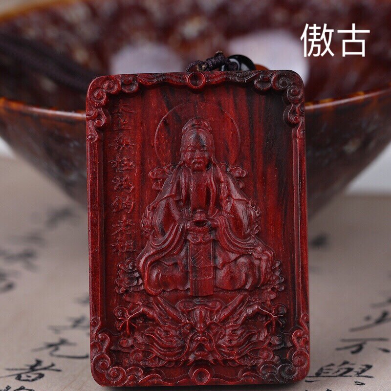 小叶紫檀红木男女款挂件护身符图片