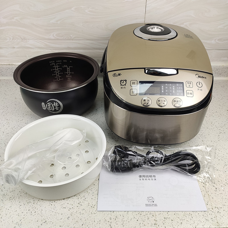 midea/美的 mb-wfs4037 智能电饭煲4l涡轮圆灶釜预约正品包邮