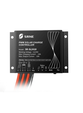 SRNE硕日SR-SL2410 12V/24V 10A20A太阳能充放电路灯控制器锂电