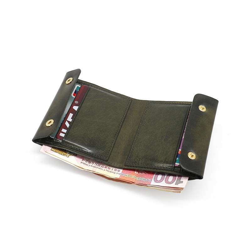 日韩头层牛皮小钱包女原创多卡位水染真皮零钱包薄复古搭扣卡包男,箱包皮具/热销女包/男包,钱包,淘宝优惠券,粉丝福利购,淘宝优惠卷