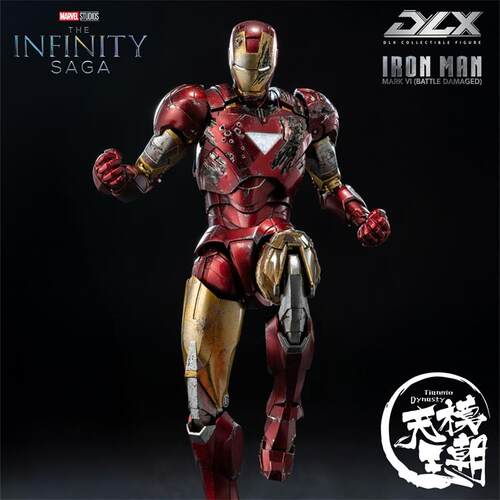 Threezero 3Z0918 17.5cm DLX 钢铁侠Mark 6 战损版【漫迷坊】